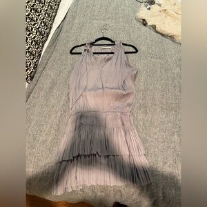 Chic Lavender High-Low Dress